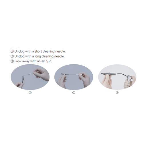 Air polishing handpiece and nozzle maintenance